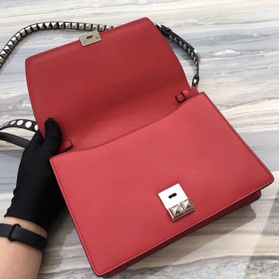 Prada Elektra Calf Leather Bag in Red