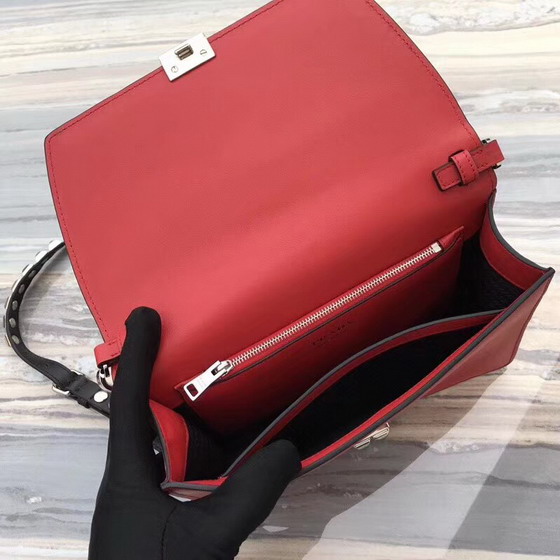 Prada Elektra Calf Leather Bag in Red