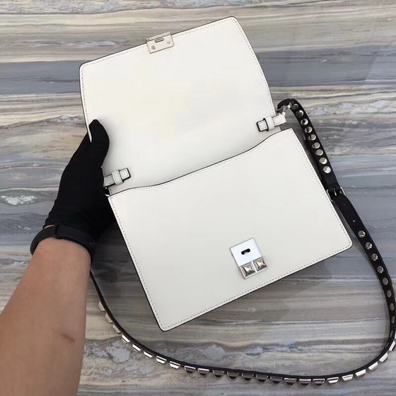 Prada Elektra Calf Leather Bag in White