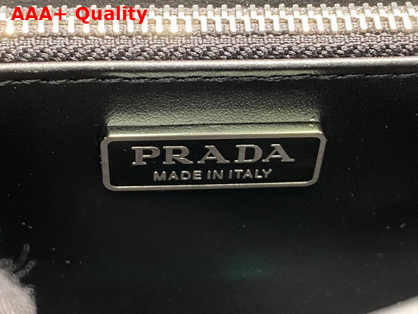 Prada Embleme Brushed Leather Bag in Black 1BD321 Replica