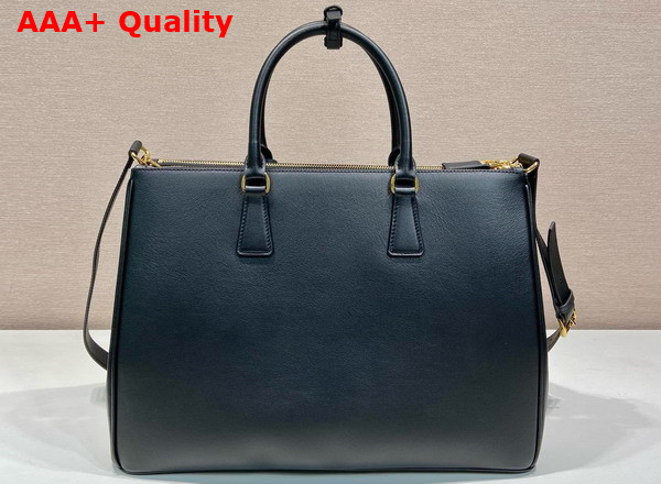 Prada Extra Large Prada Galleria Leather Bag in Black 1BA802 Replica