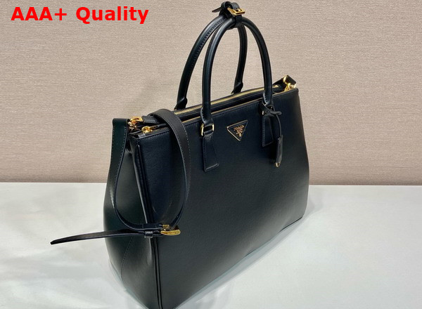 Prada Extra Large Prada Galleria Leather Bag in Black 1BA802 Replica