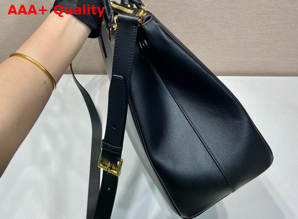 Prada Extra Large Prada Galleria Leather Bag in Black 1BA802 Replica