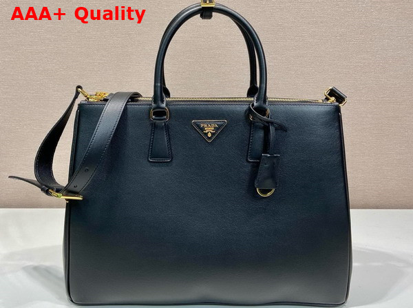 Prada Extra Large Prada Galleria Leather Bag in Black 1BA802 Replica