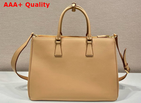 Prada Extra Large Prada Galleria Leather Bag in Natural 1BA802 Replica