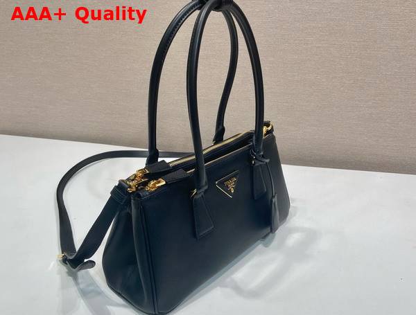 Prada Galleria East West Leather Bag in Black Replica