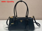 Prada Galleria East West Leather Bag in Black Replica