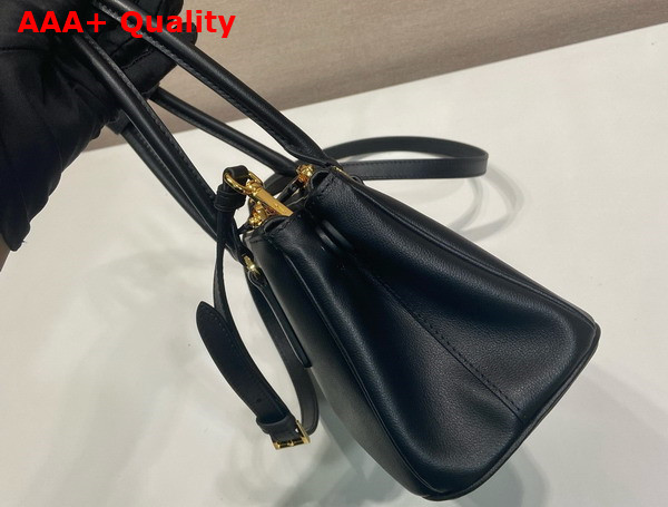 Prada Galleria East West Leather Bag in Black Replica