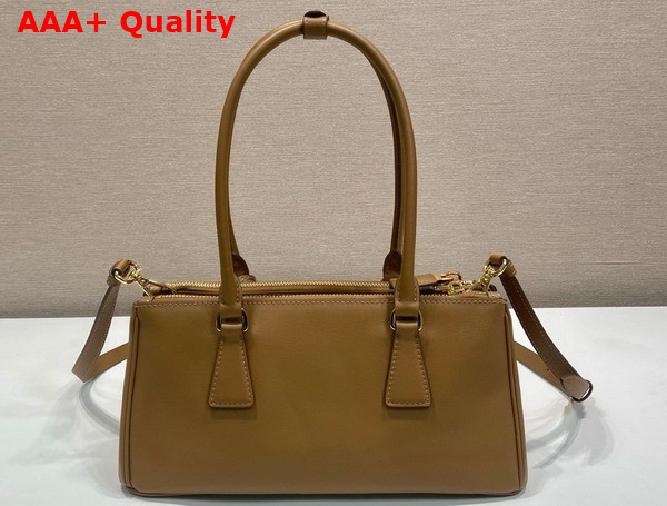 Prada Galleria East West Leather Bag in Natural Replica