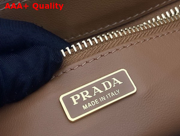 Prada Galleria East West Leather Bag in Natural Replica