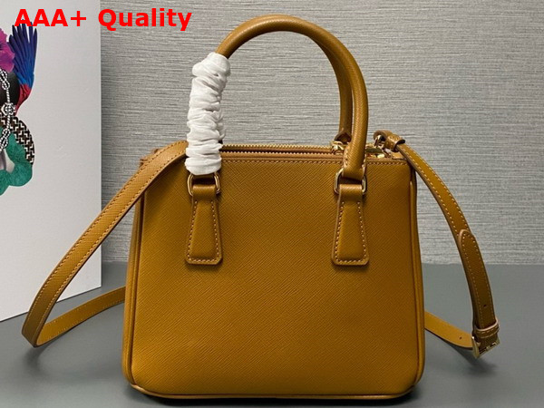 Prada Galleria Saffiano Leather Mini Bag in Caramel 1BA906 Replica