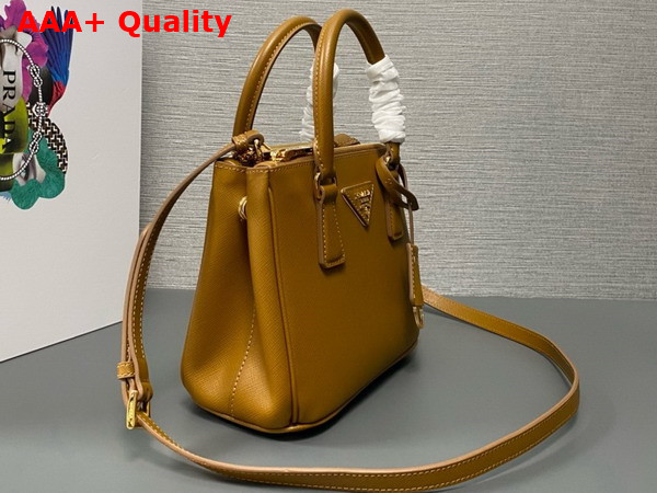 Prada Galleria Saffiano Leather Mini Bag in Caramel 1BA906 Replica