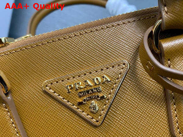 Prada Galleria Saffiano Leather Mini Bag in Caramel 1BA906 Replica