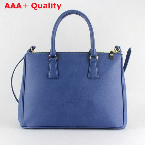 Prada Saffiano Leather Killer Bag in Blue Replica