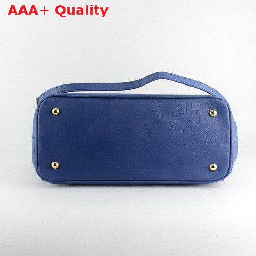 Prada Saffiano Leather Killer Bag in Blue Replica