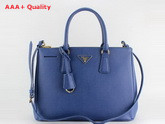 Prada Saffiano Leather Killer Bag in Blue Replica