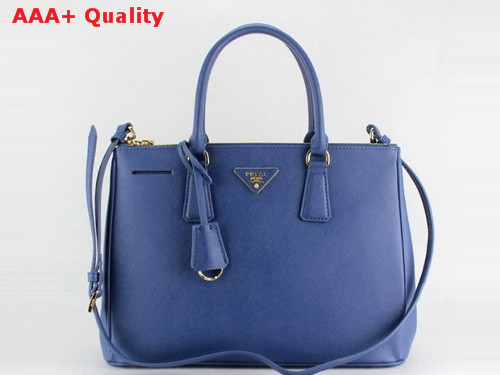 Prada Saffiano Leather Killer Bag in Blue Replica