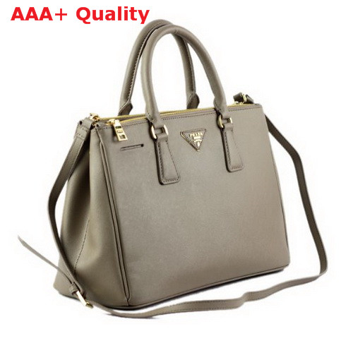 Prada Killer Bag Grey Saffiano Leather Replica