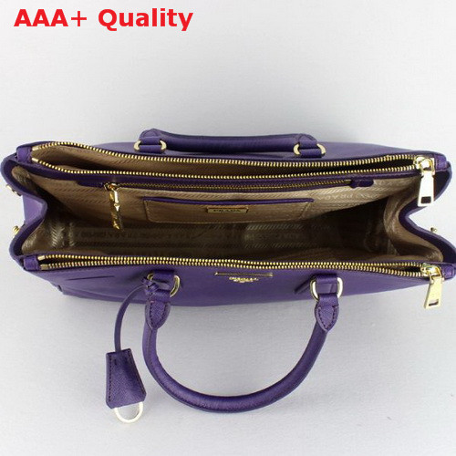 Prada Large Killer Bag Purple Saffiano Leather Replica