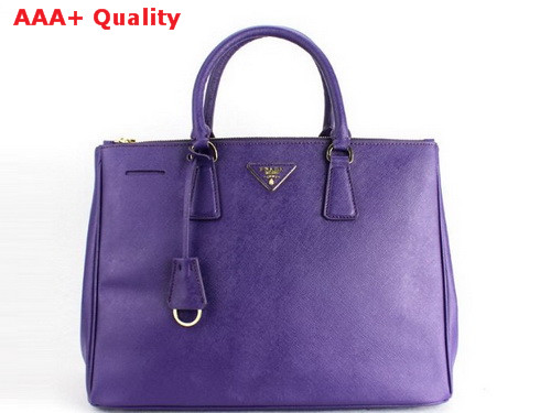 Prada Large Killer Bag Purple Saffiano Leather Replica