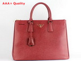 Prada Saffiano Leather Large Killer Bag in Red Replica