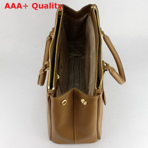 Prada Large Killer Bag in Brown Leather Replica