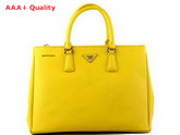 Prada Large Killer Bag Light Yellow Replica