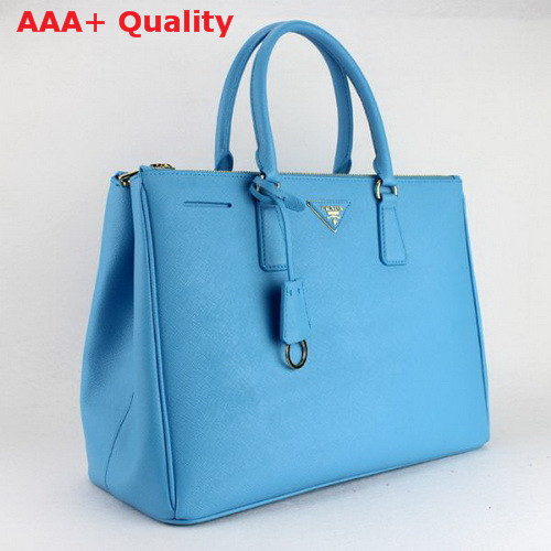 Prada Large Killer Bag Skyblue Leather Replica