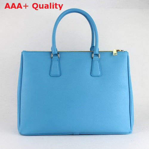 Prada Large Killer Bag Skyblue Leather Replica