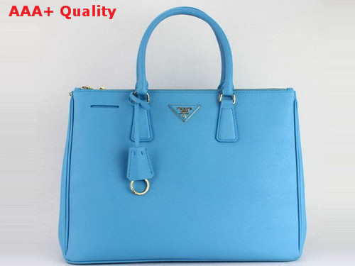 Prada Large Killer Bag Skyblue Leather Replica