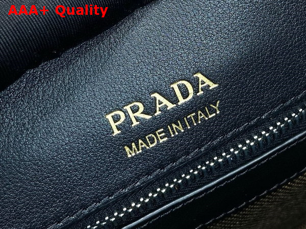 Prada Large Leather Shoulder Bag in Black 2VD068 Replica