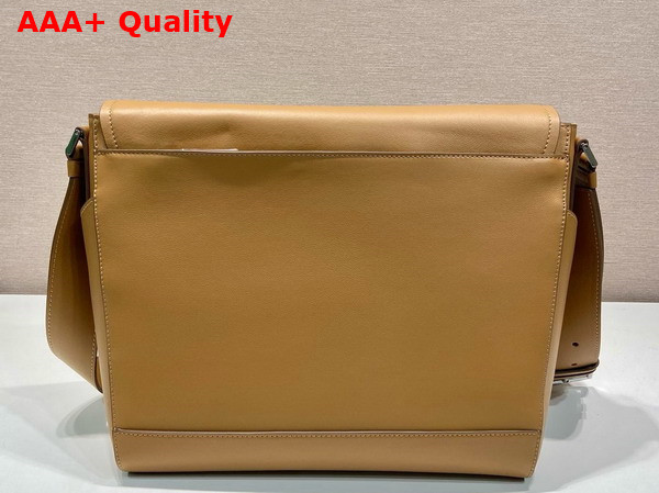 Prada Large Leather Shoulder Bag in Caramel 2VD068 Replica