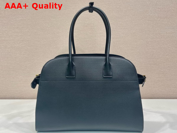 Prada Large Leather Tote Bag in Black 1BG508 Replica