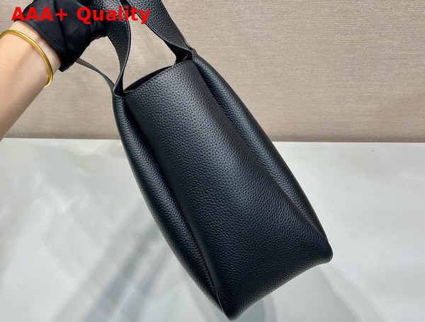 Prada Large Leather Tote in Black 1BG338 Replica