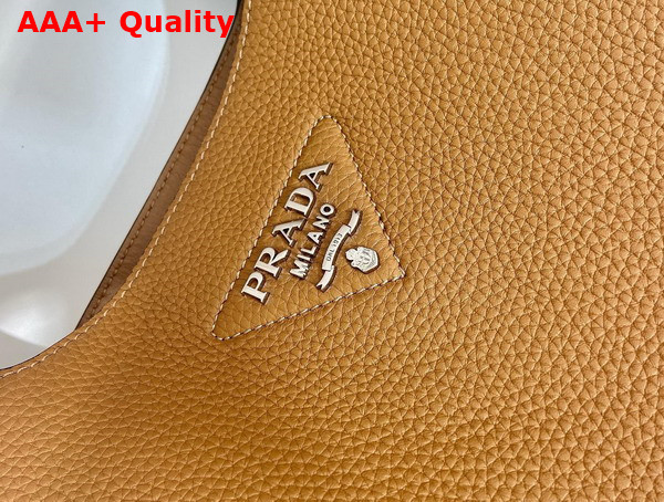 Prada Large Leather Tote in Caramel 1BG338 Replica