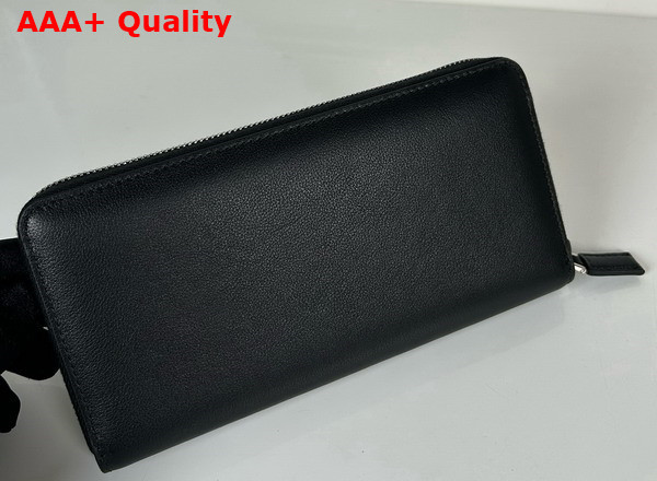 Prada Large Leather Wallet in Black 1ML506 Replica