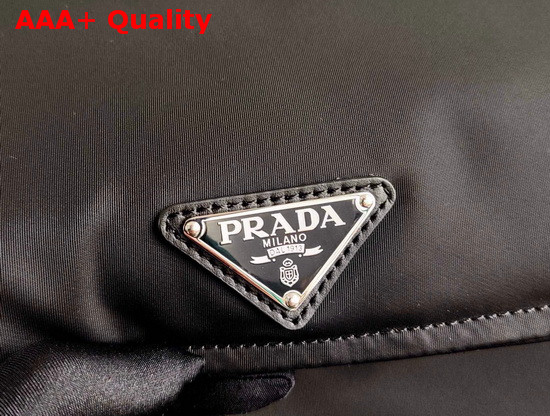 Prada Large Padded Nylon Shoulder Bag in Black Replica