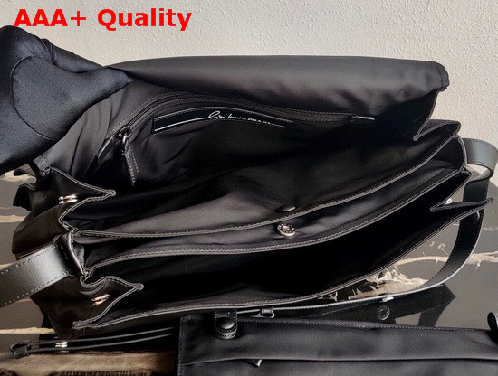 Prada Large Padded Nylon Shoulder Bag in Black Replica