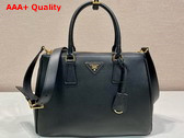 Prada Large Prada Galleria Leather Bag in Black 1BA274 Replica