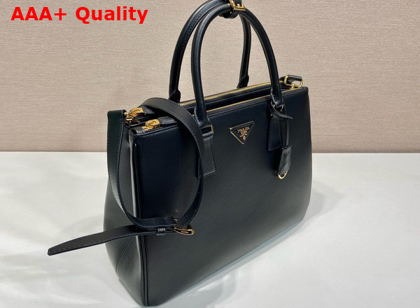 Prada Large Prada Galleria Leather Bag in Black 1BA446 Replica