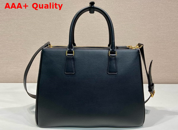 Prada Large Prada Galleria Leather Bag in Black 1BA446 Replica