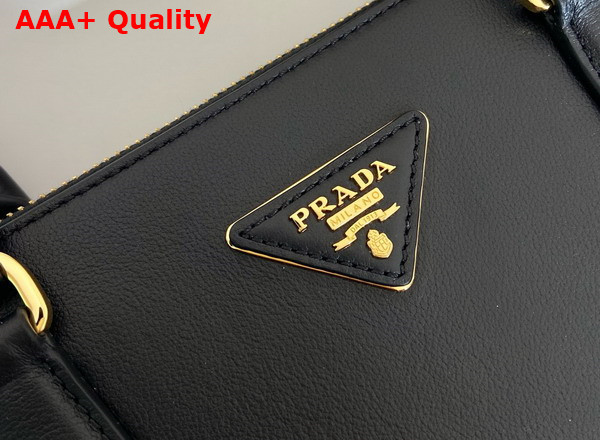 Prada Large Prada Galleria Leather Bag in Black 1BA446 Replica