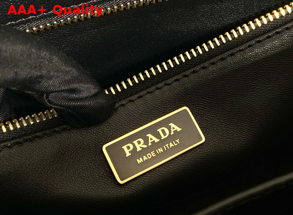 Prada Large Prada Galleria Leather Bag in Black 1BA446 Replica