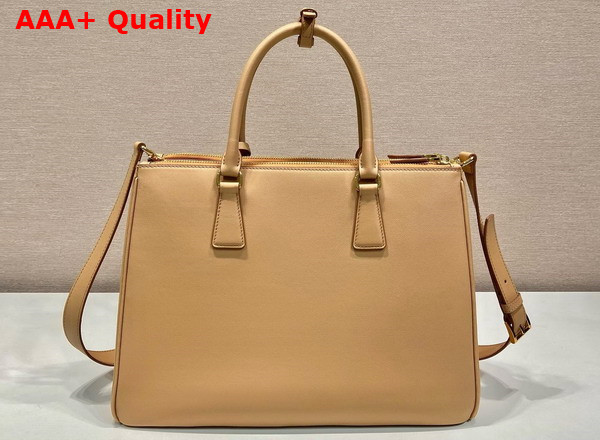 Prada Large Prada Galleria Leather Bag in Natural 1BA446 Replica