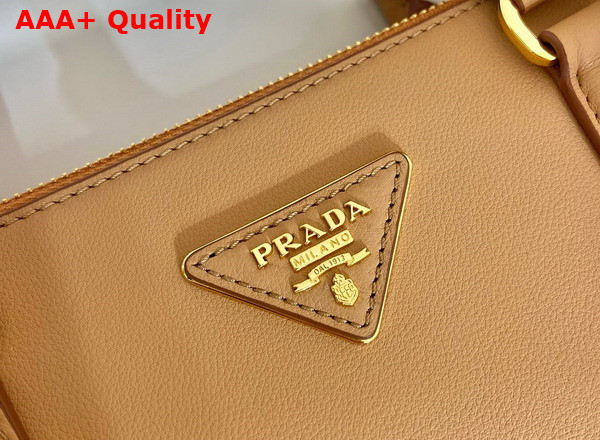 Prada Large Prada Galleria Leather Bag in Natural 1BA446 Replica