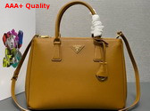 Prada Large Prada Galleria Saffiano Leather Bag in Caramel 1BA274 Replica