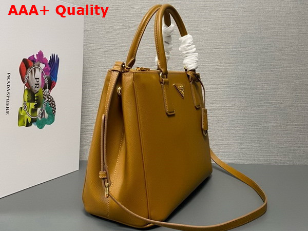 Prada Large Prada Galleria Saffiano Leather Bag in Caramel 1BA274 Replica