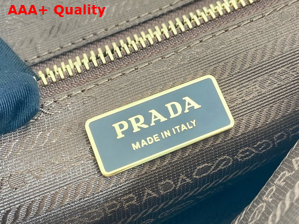 Prada Large Suede Handbag in Cocoa Brown 1BA433 Replica