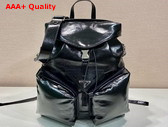 Prada Leather Backpack in Black 2VZ108 Replica