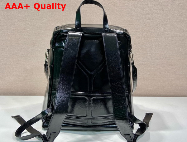 Prada Leather Backpack in Black 2VZ108 Replica